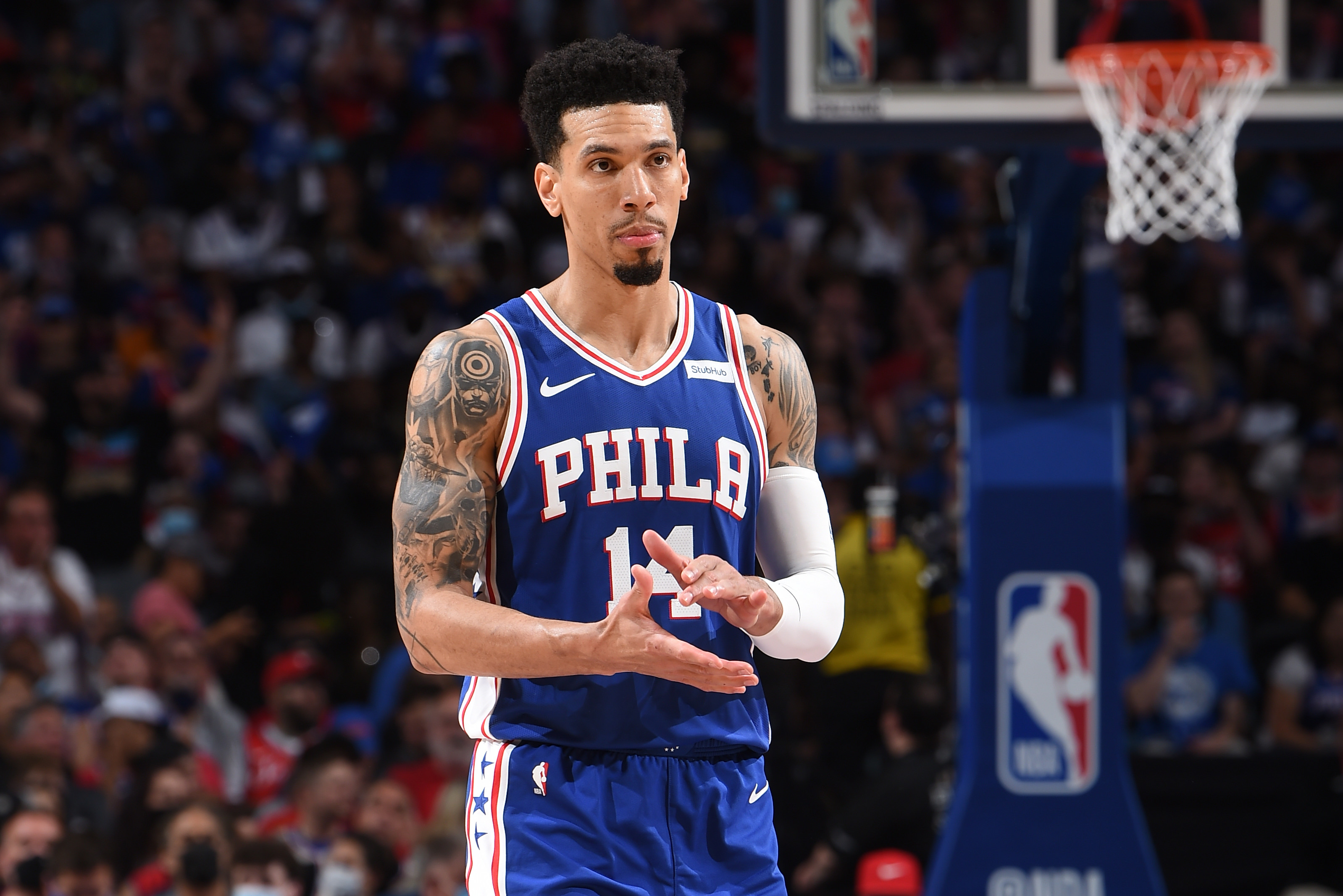 Philadelphia 76ers' Danny Green has been mostly on his game lately