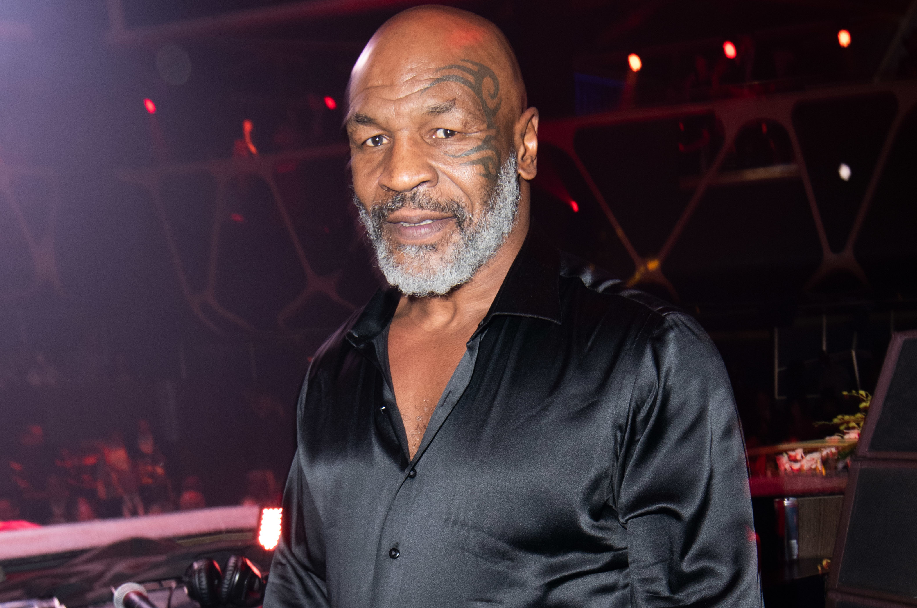 LAS VEGAS, NEVADA - APRIL 03: Mike Tyson attends the OneOf GRAMMY After Party at Hakkasan Las Vegas Restaurant and Nightclub on April 03, 2022 in Las Vegas, Nevada. (Photo by Vivien Killilea/Getty Images for OneOf)
