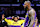 Los Angeles, California January 21, 2025-Lakers LeBron James celebrates his dunk while getting fouled against the Wizards as son Ronny cheers I the background in the second quarter at Crypto.com Arena Tuesday. (Wally Skalij/Los Angeles Times via Getty Images)