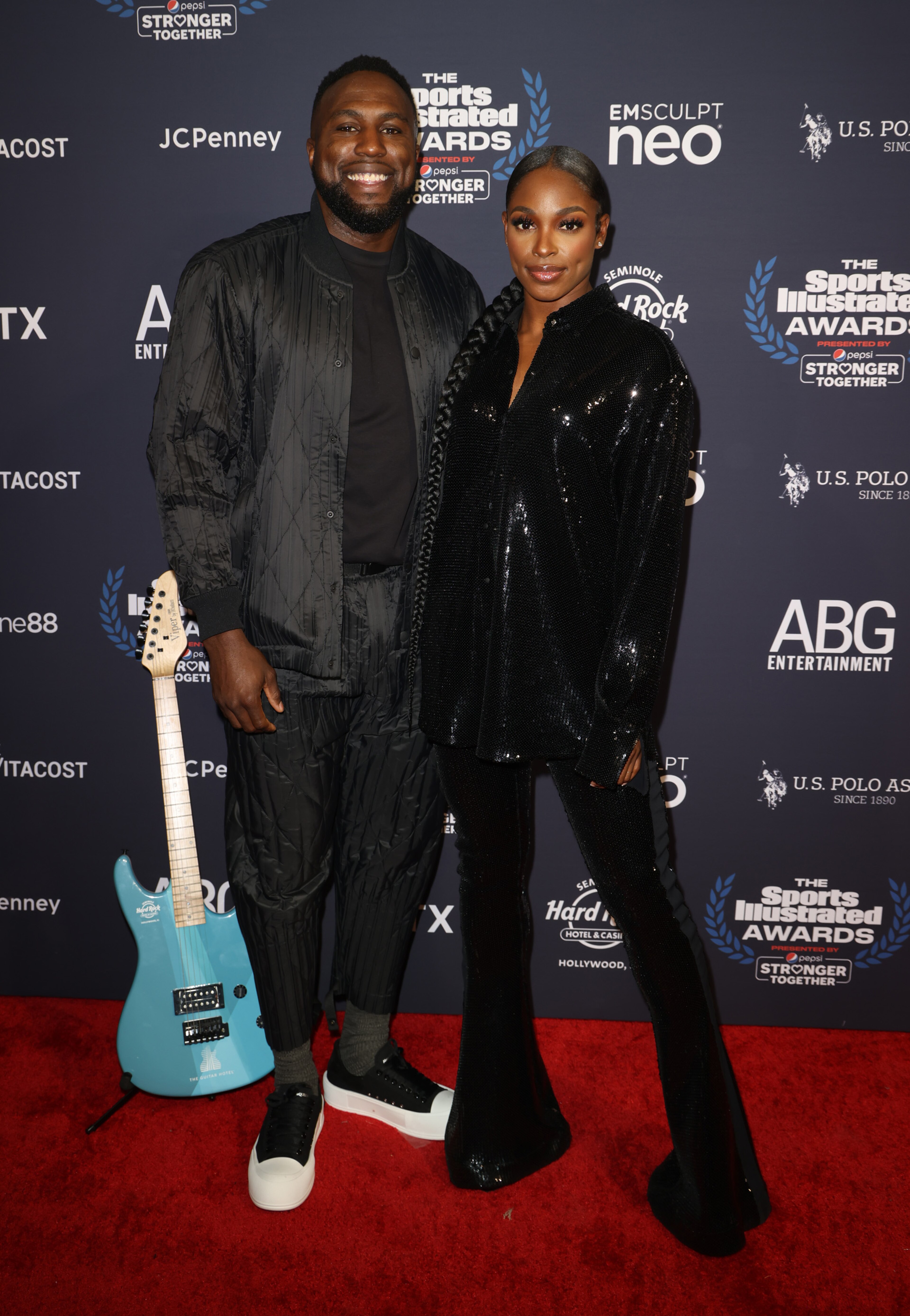 HOLLYWOOD, FLORIDA - DECEMBER 07: Jozy Altidore and Sloane Stephens attend The 2021 Sports Illustrated Awards at Seminole Hard Rock Hotel & Casino on December 07, 2021 in Hollywood, Florida. (Photo by Rodrigo Varela/Getty Images) HOLLYWOOD, FLORIDA - DECEMBER 07: Jozy Altidore and Sloane Stephens attend The 2021 Sports Illustrated Awards at Seminole Hard Rock Hotel & Casino on December 07, 2021 in Hollywood, Florida. (Photo by Rodrigo Varela/Getty Images)