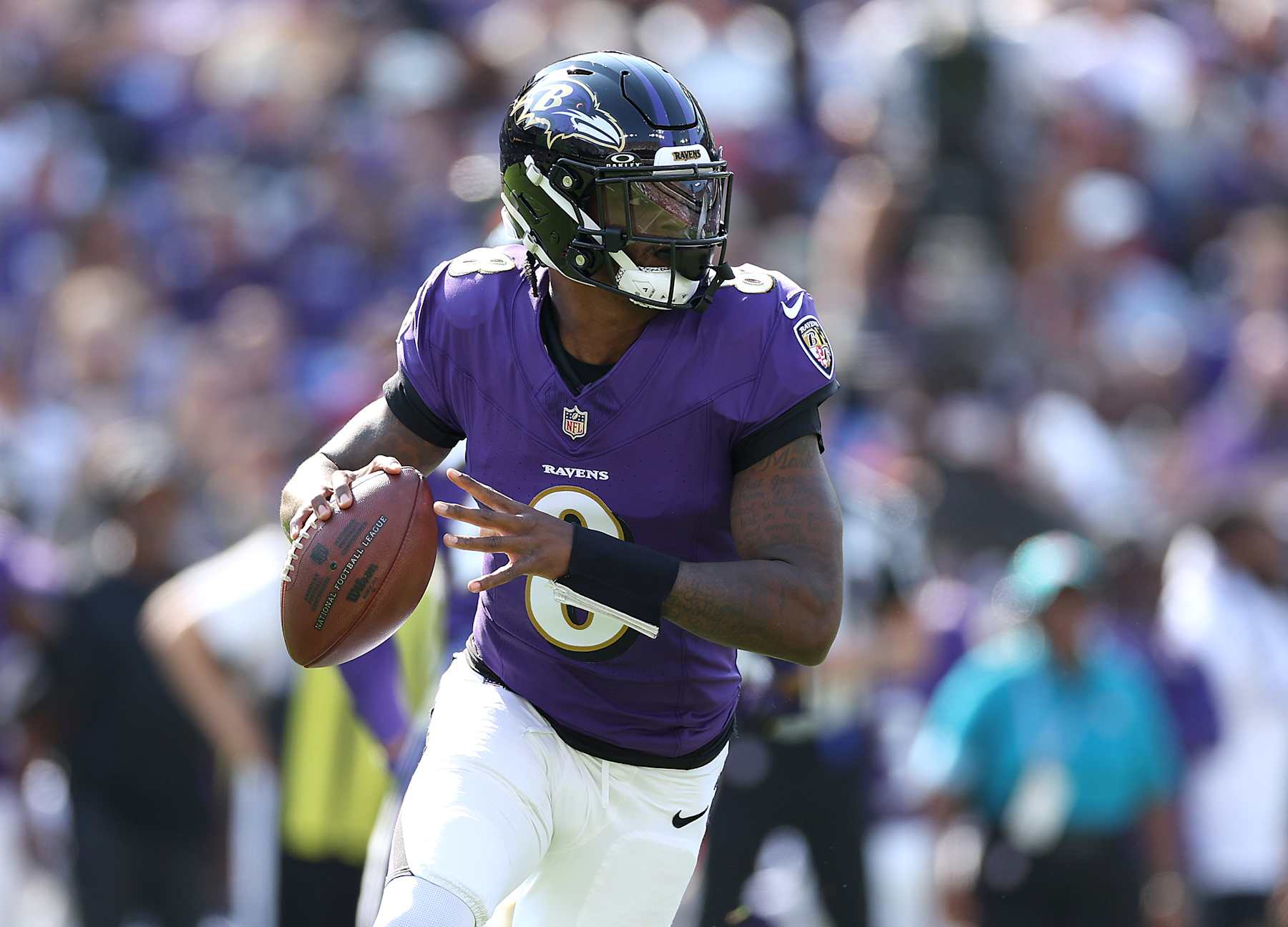 Lamar Jackson Passes Cam Newton on NFL AllTime QB Rushing List; Trails