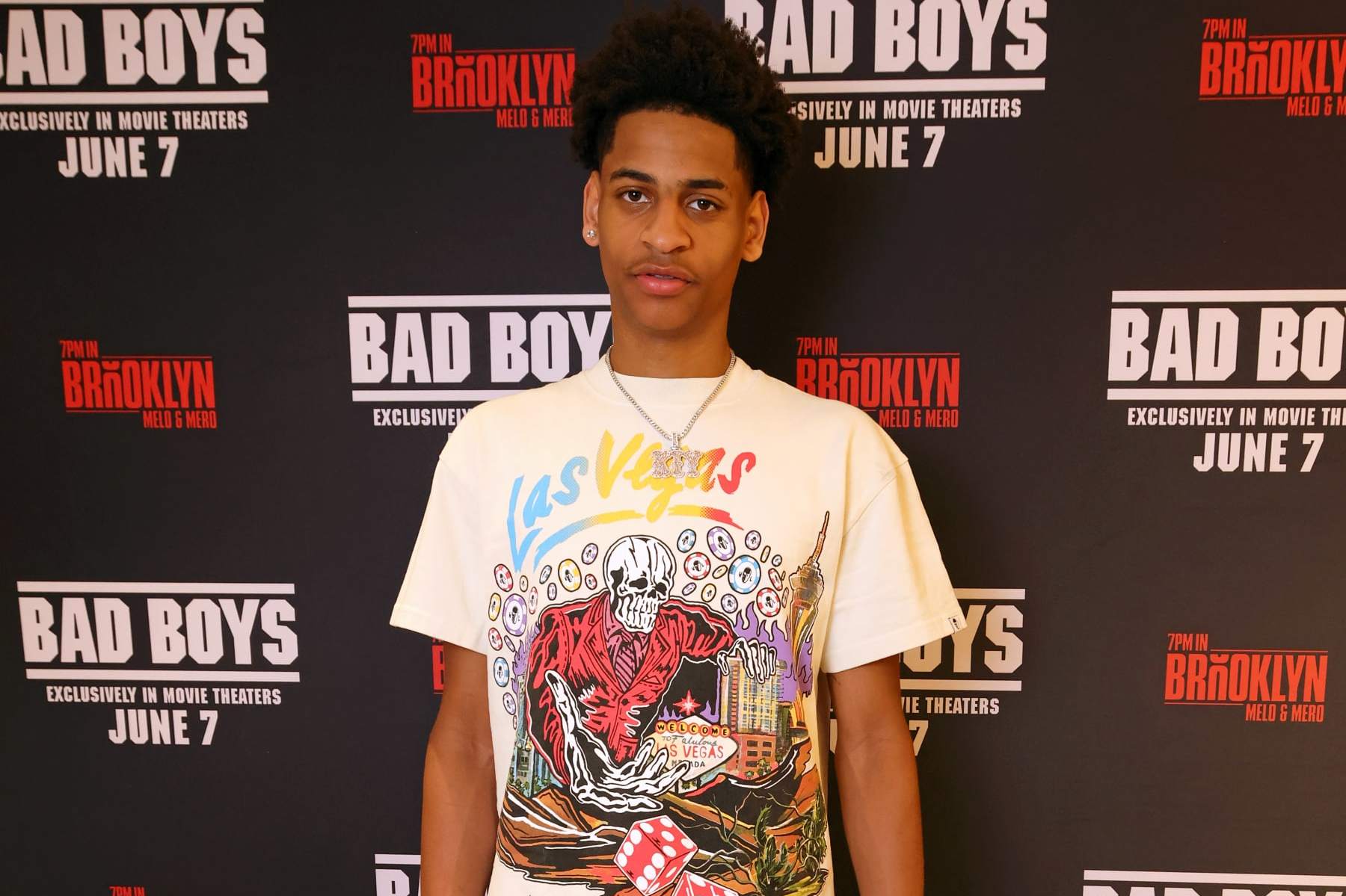 NEW YORK, NEW YORK - JUNE 03: Kiyan Carmelo Anthony attends the “Bad Boys: Ride Or Die" NY Screening Hosted by Carmelo Anthony” at Roxy Hotel on June 03, 2024 in New York City. (Photo by Michelle Farsi/Getty Images for Sony Pictures Entertainment)