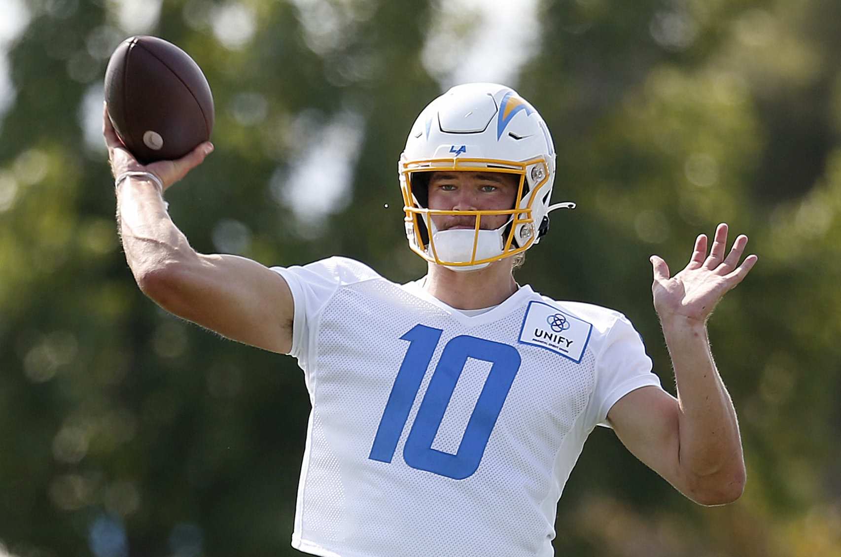 For Justin Herbert, familiarity important as Los Angeles Chargers practices  begin 