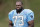 Carolina Panthers type out Michael Oher (73) takes the topic throughout the NFL football team's practicing camp in Spartanburg, S.C., Saturday, July 30, 2016. (AP Photo/Gerry Broome)