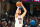 CLEVELAND, OHIO - OCTOBER 30: Dean Wade #32 of the Cleveland Cavaliers shoots during the third quarter of the game against the New York Knicks at Rocket Mortgage Fieldhouse on October 30, 2022 in Cleveland, Ohio. The Cavaliers defeated the Knicks 121-108. NOTE TO USER: User expressly acknowledges and agrees that, by downloading and or using this photograph, User is consenting to the terms and conditions of the Getty Images License Agreement. (Photo by Jason Miller/Getty Images)