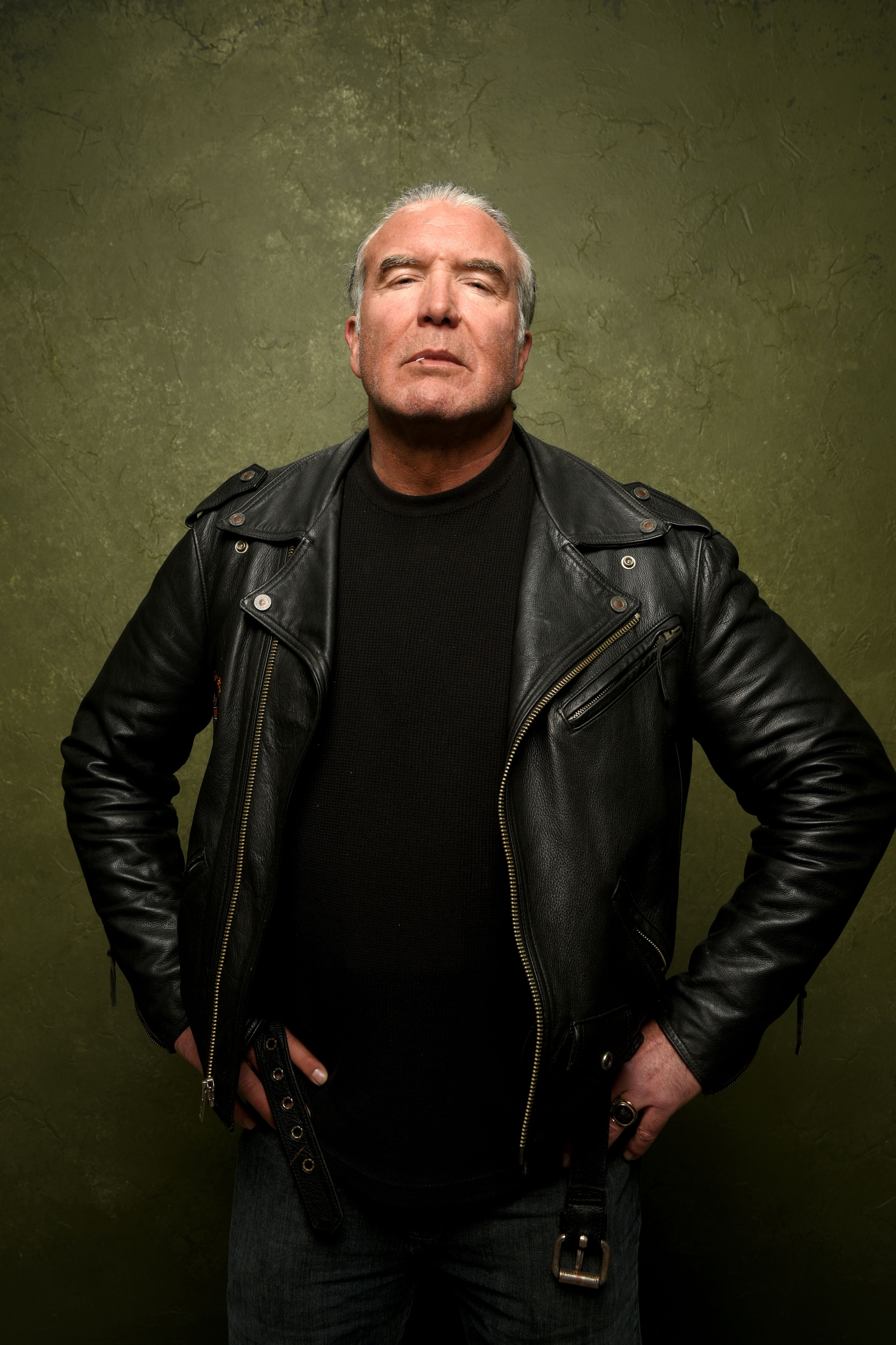 PARK CITY, UT - JANUARY 23:  Wrestler Scott Hall from "The Resurrection of Jake The Snake Roberts" poses for a portrait at the Village at the Lift Presented by McDonald's McCafe during the 2015 Sundance Film Festival on January 23, 2015 in Park City, Utah.  (Photo by Larry Busacca/Getty Images)