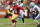 SANTA CLARA, CALIFORNIA - OCTOBER 08: Deebo Samuel #19 of the San Francisco 49ers runs after a catch during the third quarter against the Dallas Cowboys at Levi's Stadium on October 08, 2023 in Santa Clara, California. (Photo by Ezra Shaw/Getty Images)