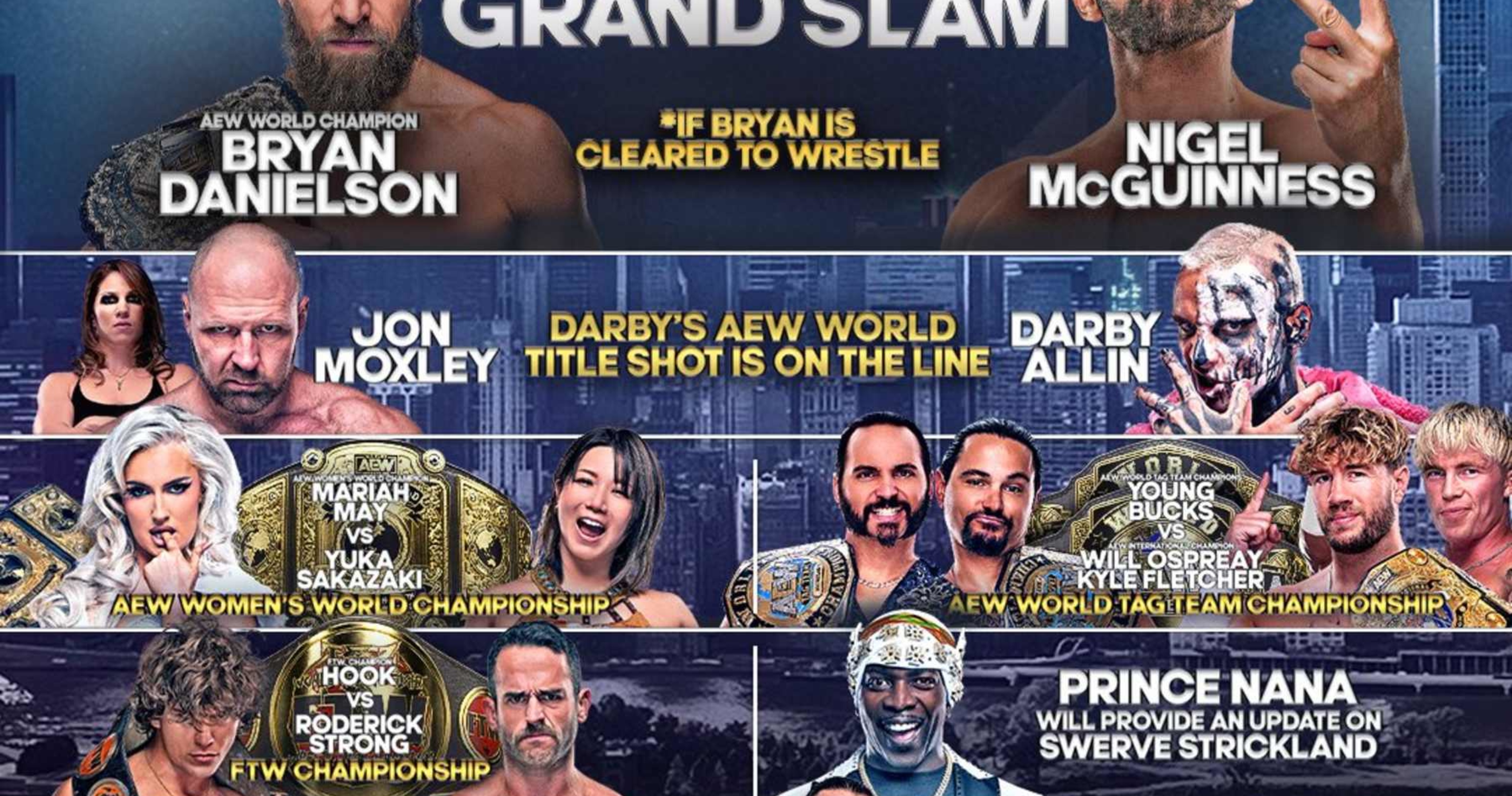 AEW Dynamite Grand Slam 2024 Results Winners, Live Grades, Reaction