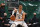 MILWAUKEE, WI - JUNE 17: Landry Shamet #20 of the Brooklyn Nets looks to shoot the ball against the Milwaukee Bucks during Round 2, Game 6 of the 2021 NBA Playoffs on June 17, 2021 at the Fiserv Forum Center in Milwaukee, Wisconsin. NOTE TO USER: User expressly acknowledges and agrees that, by downloading and or using this Photograph, user is consenting to the terms and conditions of the Getty Images License Agreement. Mandatory Copyright Notice: Copyright 2021 NBAE (Photo by Gary Dineen/NBAE via Getty Images).