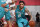 LAS VEGAS, NV - AUGUST 14: LiAngelo Ball #8 of Charlotte Hornets dribbles the ball against the Toronto Raptors during the 2021 Las Vegas Summer League on August 14, 2021 at the Cox Pavilion in Las Vegas, Nevada. NOTE TO USER: User expressly acknowledges and agrees that, by downloading and/or using this Photograph, user is consenting to the terms and conditions of the Getty Images License Agreement. Mandatory Copyright Notice: Copyright 2021 NBAE (Photo by David Dow/NBAE via Getty Images)