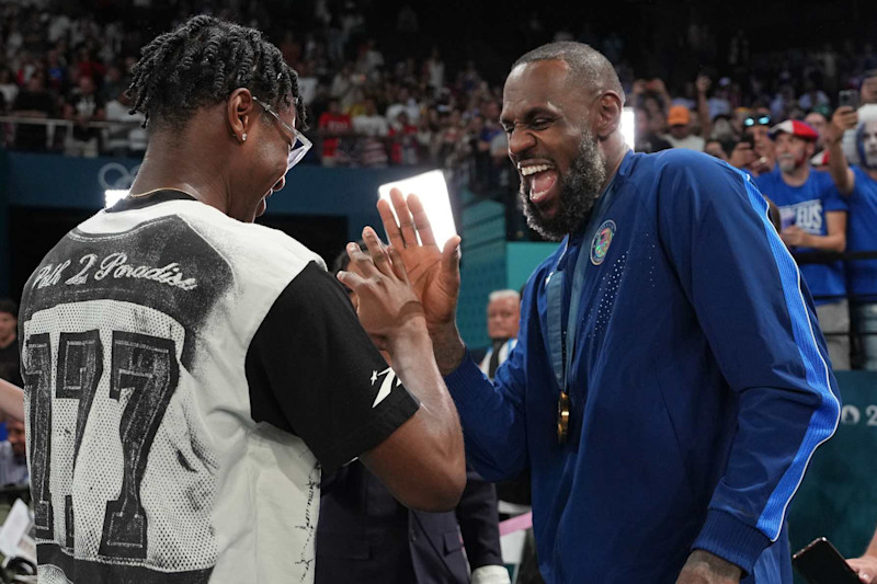 Video Bryce James Says He d Beat Dad LeBron in 1 on 1 SG is 2026 NBA Draft Eligible News Scores Highlights Stats and Rumors Bleacher Report