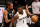 NEW YORK, NEW YORK - APRIL 07:  Zion Williamson #1 of the New Orleans Pelicans heads for the net as Kevin Durant #7 of the Brooklyn Nets defends in the second quarter at Barclays Center on April 07, 2021 in New York City.NOTE TO USER: User expressly acknowledges and agrees that, by downloading and or using this photograph, User is consenting to the terms and conditions of the Getty Images License Agreement. (Photo by Elsa/Getty Images)