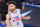 CHICAGO, ILLIONIS, UNITED STATES - MAY 15: Ajay Mitchell (53) from UC Santa Barbara competes during 5-on-5 game during the NBA Draft Combine at Wintrust Arena on May 15, 2024, in Chicago, Illinois. (Photo by Jacek Boczarski/Anadolu via Getty Images)