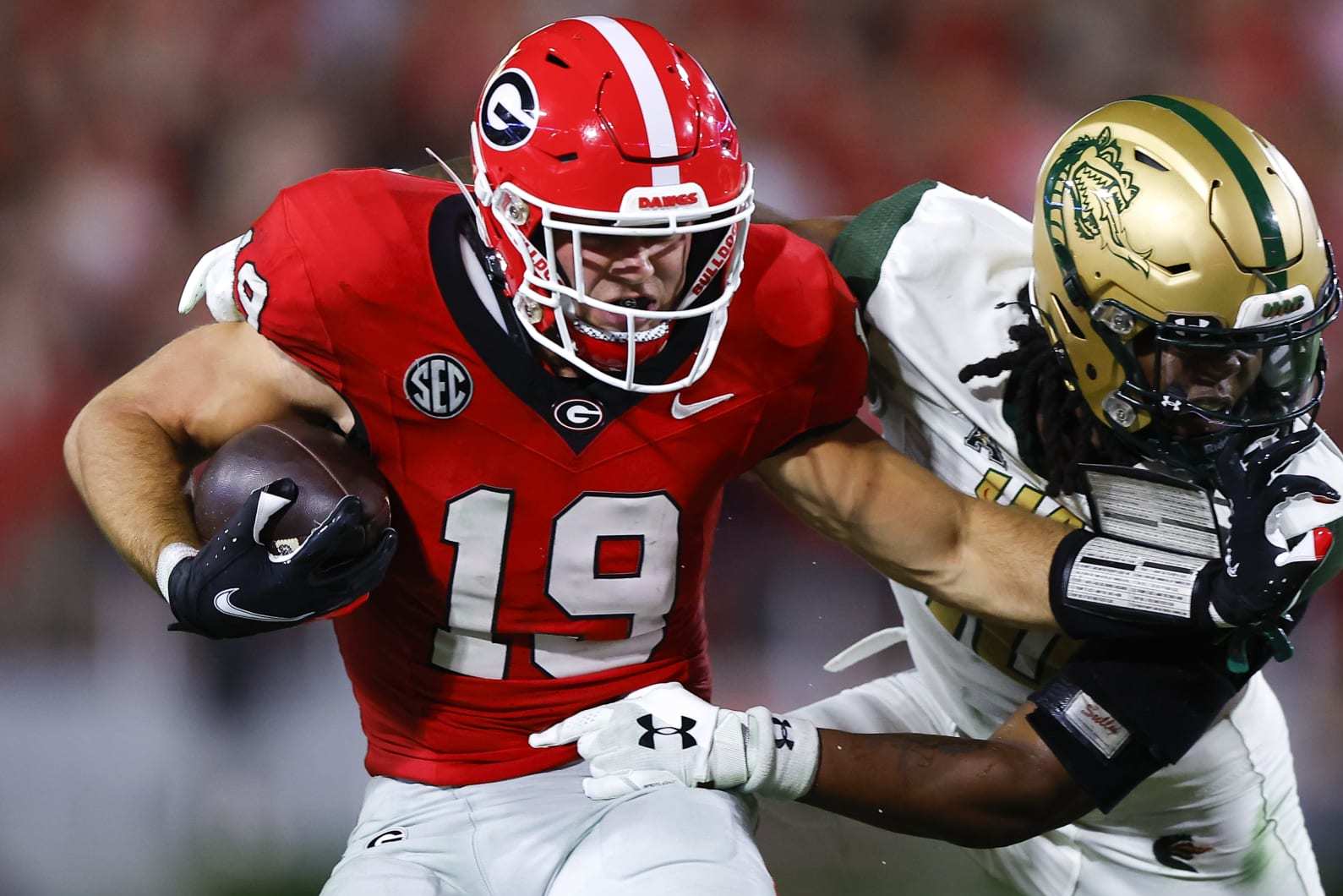 NFL Draft 2024: Georgia TE Brock Bowers dominates Auburn, could fly up  boards in next few weeks - DraftKings Network