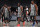 BROOKLYN, NY - JANUARY 25: Kyrie Irving #11, James Harden #13 and and Kevin Durant #7 of the Brooklyn Nets walk off the court during the game against the Miami Heat on January 25, 2021 at Barclays Center in Brooklyn, New York. NOTE TO USER: User expressly acknowledges and agrees that, by downloading and or using this Photograph, user is consenting to the terms and conditions of the Getty Images License Agreement. Mandatory Copyright Notice: Copyright 2021 NBAE (Photo by Nathaniel S. Butler/NBAE via Getty Images)