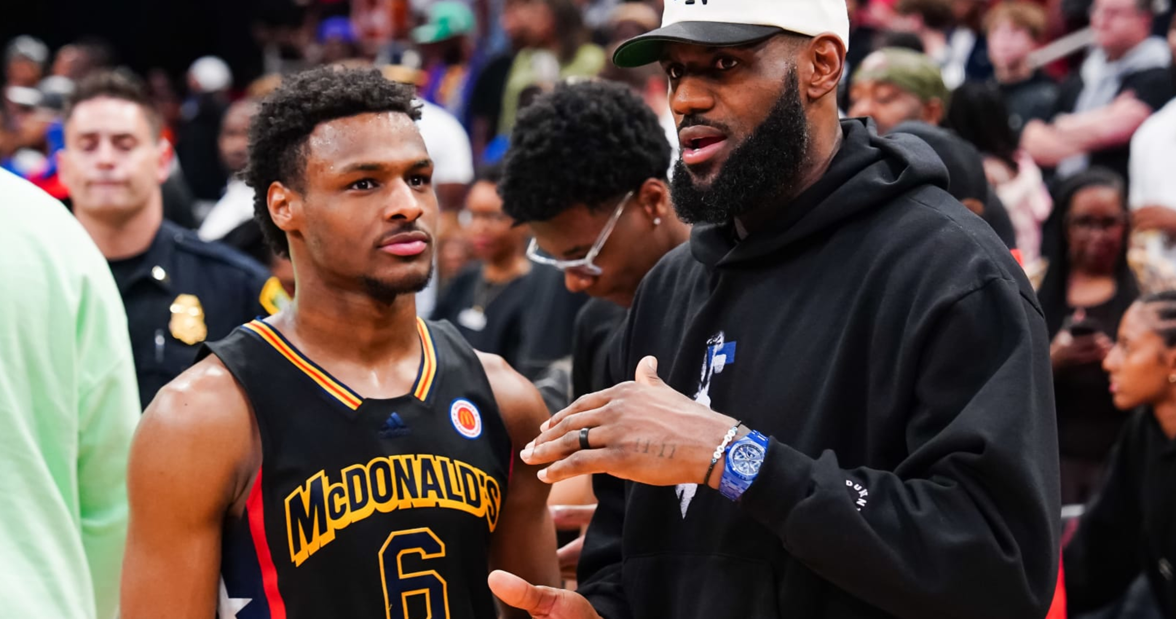 LeBron James Bronny James 1 of 1 Dual Autograph Card Sells for 114K at Auction News Scores Highlights Stats and Rumors Bleacher Report