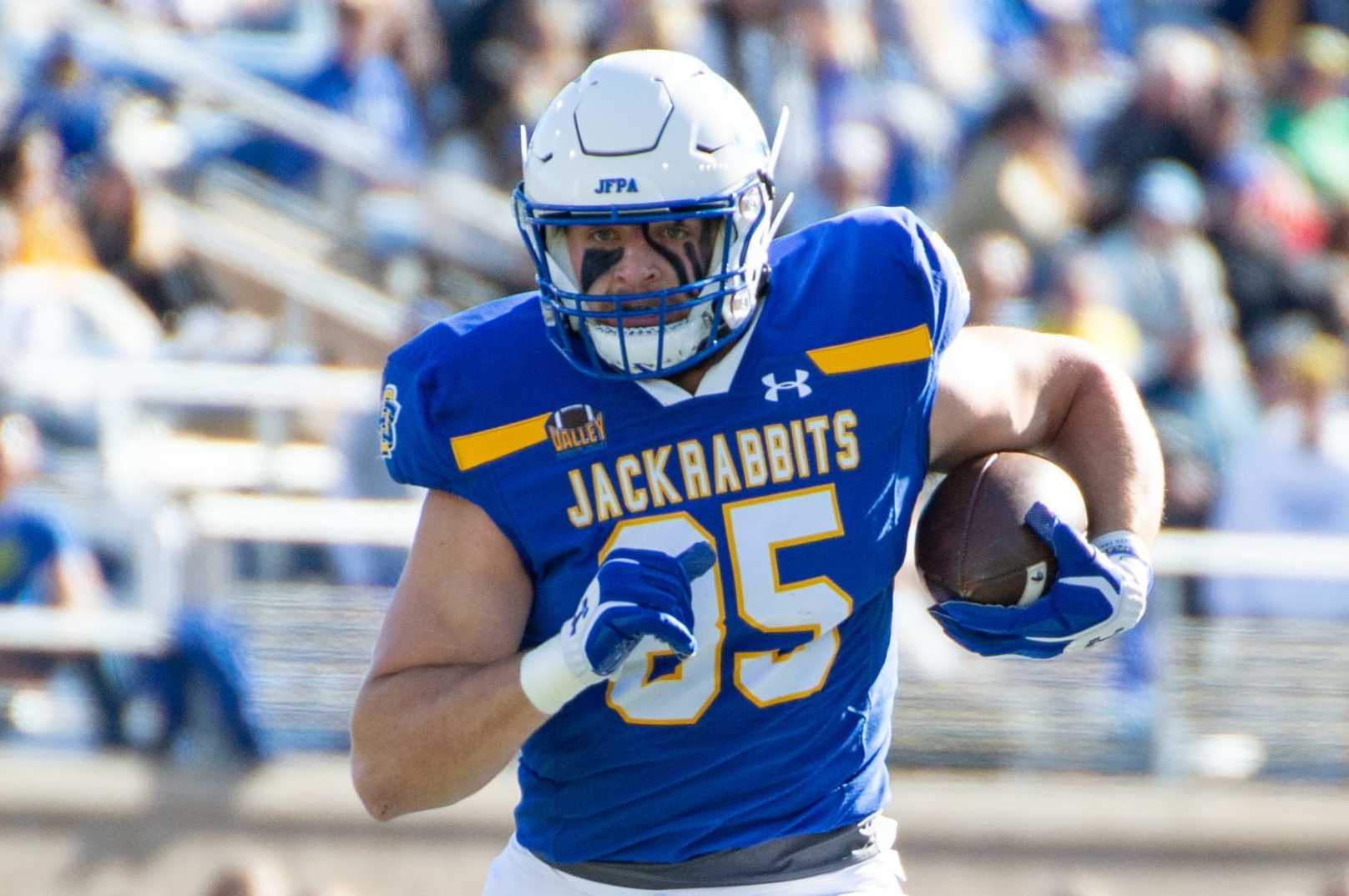 2023 NFL Draft prospect profile - Tucker Kraft, TE, South Dakota State -  Big Blue View