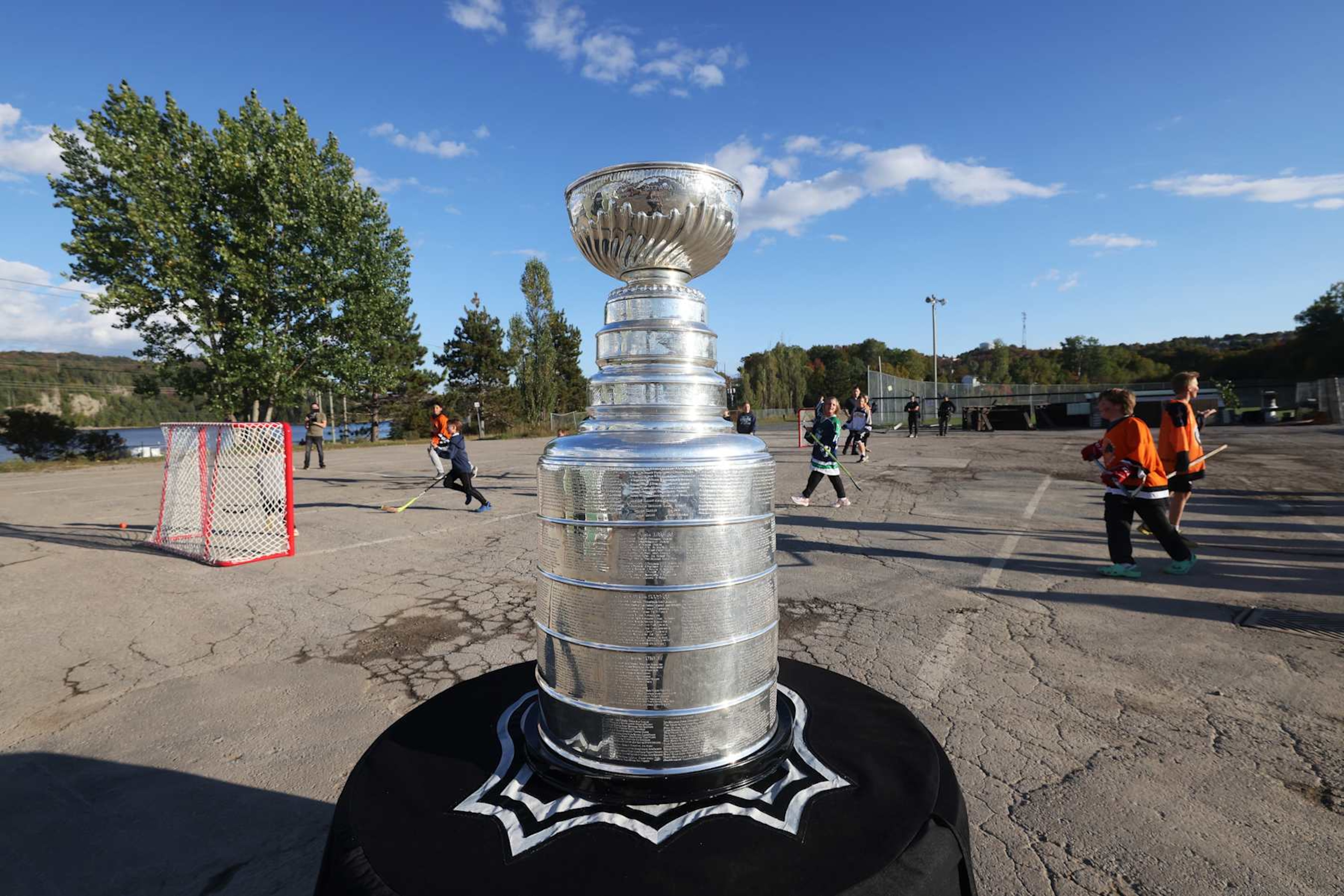 The Stanley Cup. The Stanley Cup.