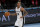 San Antonio Spurs' DeMar DeRozan (10) during the first half of an NBA basketball game against the Brooklyn Nets Wednesday, May 12, 2021, in New York. (AP Photo/Frank Franklin II)