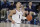 Gonzaga guard Jalen Suggs brings the ball up the court during the first half of an NCAA college basketball game against Loyola Marymount in Spokane, Wash., Saturday, Feb. 27, 2021. (AP Photo/Young Kwak)