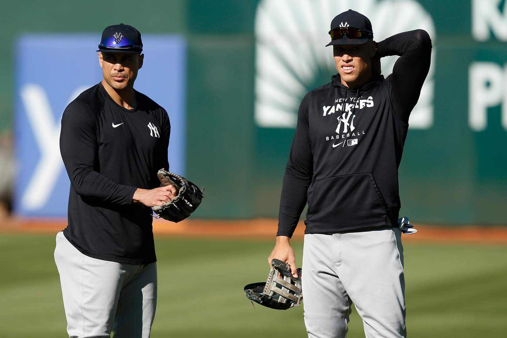 Aaron Judge to start in CF for the NY Yankees, Giancarlo Stanton in RF