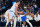 OKLAHOMA CITY, OKLAHOMA - OCTOBER 29: Shai Gilgeous-Alexander #2 of the Oklahoma City Thunder attempts to drive past Nikola Jokic #15 of the Denver Nuggets during the first quarter of a game at Paycom Center on October 29, 2023 in Oklahoma City, Oklahoma. NOTE TO USER: User expressly acknowledges and agrees that, by downloading and or using this photograph, User is consenting to the terms and conditions of the Getty Images License Agreement. (Photo by Joshua Gateley/Getty Images)