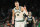 BOSTON, MASSACHUSETTS - FEBRUARY 04: Kristaps Porzingis #8 of the Boston Celtics reacts after a made basket during the second half against the Memphis Grizzlies at TD Garden on February 04, 2024 in Boston, Massachusetts. NOTE TO USER: User expressly acknowledges and agrees that, by downloading and or using this photograph, User is consenting to the terms and conditions of the Getty Images License Agreement. (Photo by Paul Rutherford/Getty Images)