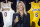 EL SEGUNDO, CA - September 20: Jeanie Buss, CEO / Governor / Co-owner of the Los Angeles Lakers, holds a new Lakers jersey as the Lakers host a 2021-2022 season kick-off event to unveil and announce a new global marketing partnership with Bibigo, which will appear on the Lakers jersey at the UCLA Health Training Center in El Segundo on Monday, Sept. 20, 2021. (Allen J. Schaben / Los Angeles Times via Getty Images)