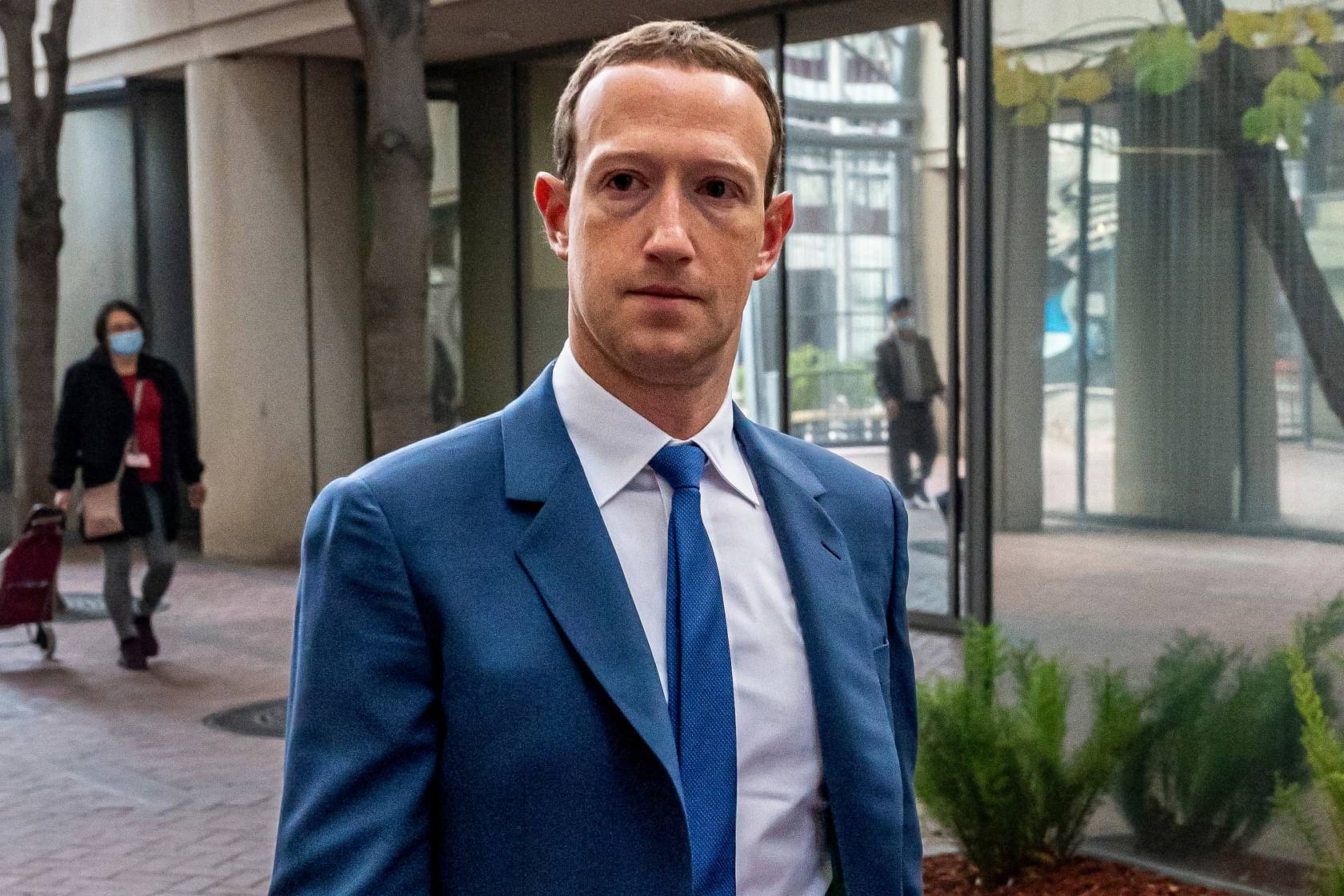 Mark Zuckerberg, chief executive officer of Meta Platforms Inc., arrives at federal court in San Jose, California, US, on Tuesday, Dec. 20, 2022. The Federal Trade Commission claims Meta's plan to buy the competitor will give it an unfair advantage in the burgeoning VR market. Photographer: David Paul Morris/Bloomberg via Getty Images