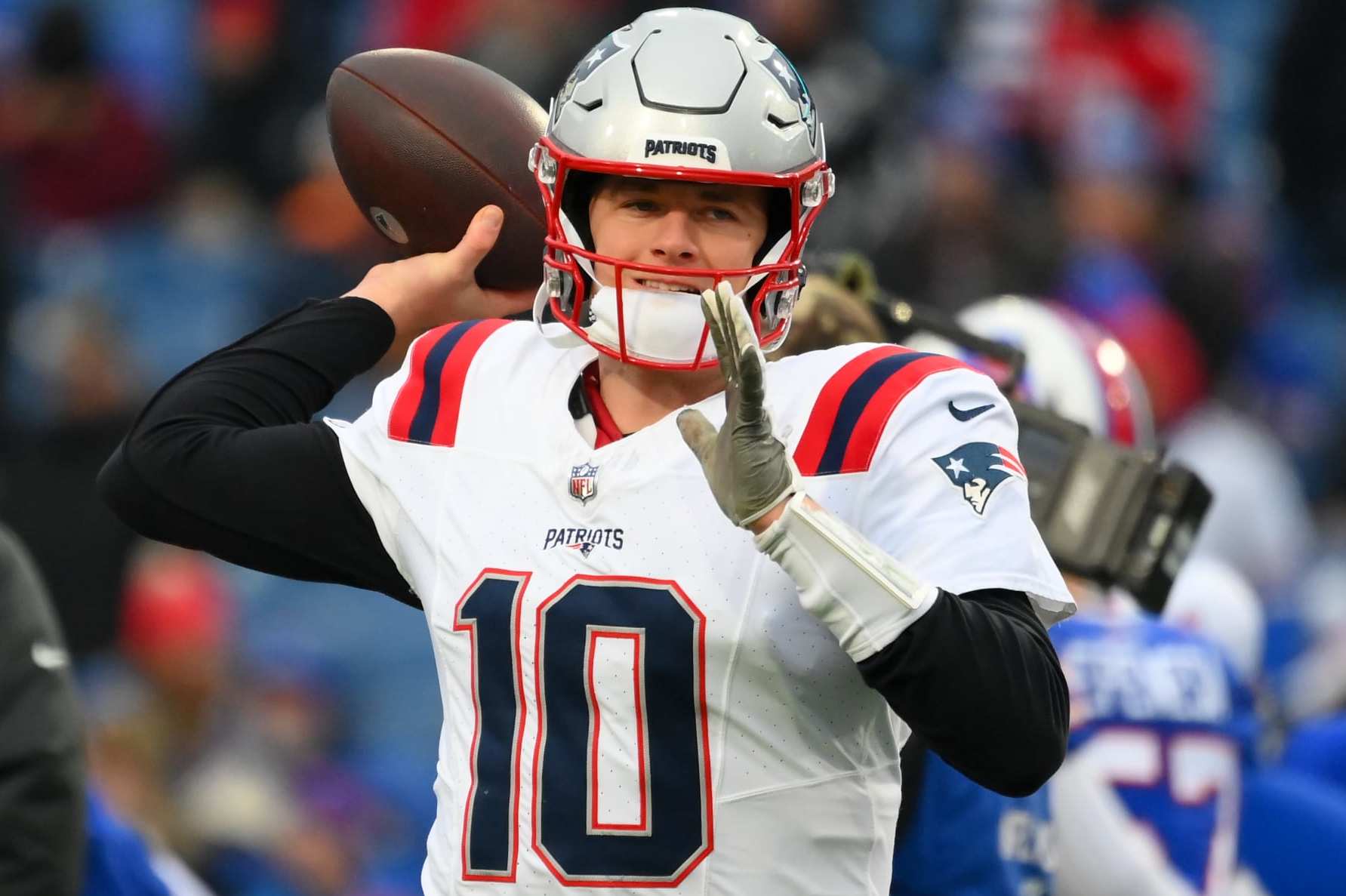 New England Patriots quarterback Mac Jones