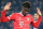 Bayern Munich's French forward Kingsley Coman celebrates scoring his team's first goal during first leg of the UEFA Champions League round of 16 football match between Paris Saint-Germain (PSG) and FC Bayern Munich at the Parc des Princes stadium in Paris on February 14, 2023. (Photo by FRANCK FIFE / AFP) (Photo by FRANCK FIFE/AFP via Getty Images)