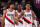 PORTLAND, OR - NOVEMBER 19: Shaedon Sharpe #17 and Anfernee Simons #1 of the Portland Trail Blazers walk on the court against the Utah Jazz on November 19, 2022 at the Moda Center Arena in Portland, Oregon. NOTE TO USER: User expressly acknowledges and agrees that, by downloading and or using this photograph, user is consenting to the terms and conditions of the Getty Images License Agreement. Mandatory Copyright Notice: Copyright 2022 NBAE (Photo by Cameron Browne/NBAE via Getty Images)