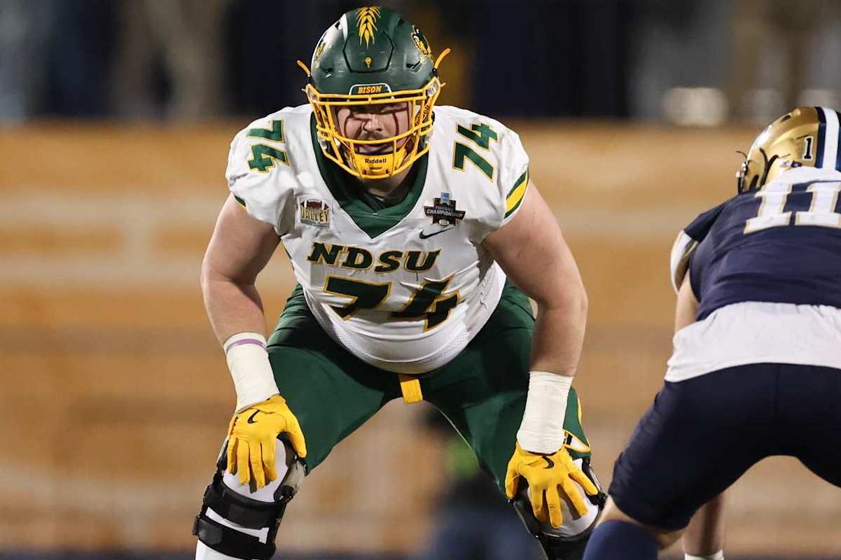 North Dakota State offensive lineman Grey Zabel