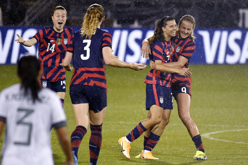 Carli Lloyd Tobin Heath Lead USA to Dominant Win Over Mexico in 2021 Friendly News Scores Highlights Stats and Rumors Bleacher Report