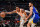 ATLANTA, GA - FEBRUARY 3: Dejounte Murray #5 of the Atlanta Hawks dribbles the ball during the game against the Golden State Warriors on February 3, 2024 at State Farm Arena in Atlanta, Georgia. NOTE TO USER: User expressly acknowledges and agrees that, by downloading and/or using this Photograph, user is consenting to the terms and conditions of the Getty Images License Agreement. Mandatory Copyright Notice: Copyright 2024 NBAE (Photo by Scott Cunningham/NBAE via Getty Images)