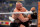 INGLEWOOD, CALIFORNIA - APRIL 02: Brock Lesnar wrestles Omos during WrestleMania 39 at SoFi Stadium on April 02, 2023 in Inglewood, California. (Photo by Unique Nicole/Getty Images)