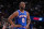 DENVER, CO - FEBRUARY 8: Kemba Walker #8 of the New York Knicks looks on during the game against the Denver Nuggets on February 8, 2022 at the Ball Arena in Denver, Colorado. NOTE TO USER: User expressly acknowledges and agrees that, by downloading and/or using this Photograph, user is consenting to the terms and conditions of the Getty Images License Agreement. Mandatory Copyright Notice: Copyright 2022 NBAE (Photo by Bart Young/NBAE via Getty Images)