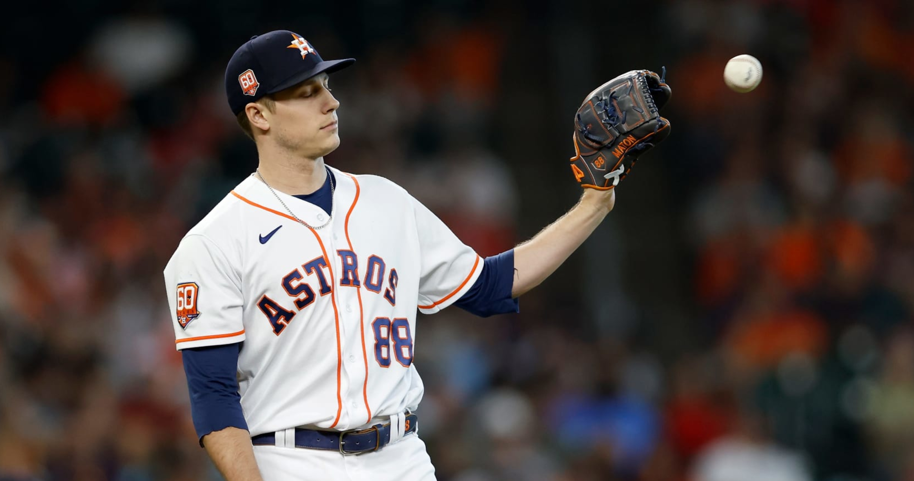 Astros' Phil Maton Suffered Fractured Finger Injury Punching Locker After Poor O..