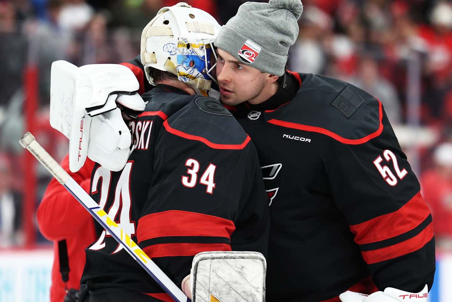 Dustin Tokarski and Pyotr Kochetkov.