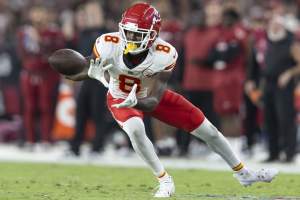 Sauce Gardner unhappy with penalty on Mahomes interception
