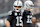 Las Vegas Raiders quarterbacks Gardner Minshew II (No. 15) and Aidan O'Connell (No. 12)