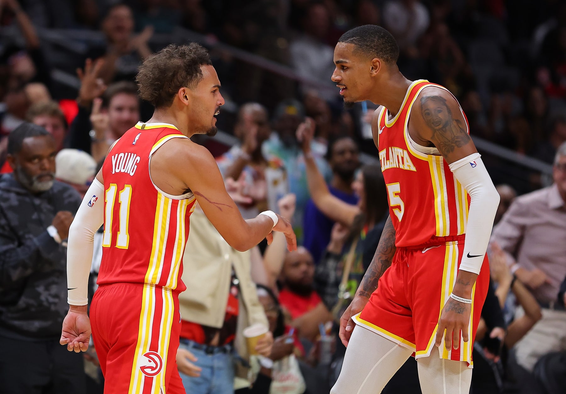 Trae Young and Dejounte Murray