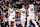 MEMPHIS, TN - DECEMBER 1: Ja Morant #12 and Jaren Jackson Jr. #13 of the Memphis Grizzlies high five during the game against the Indiana Pacers on December 1, 2024 at FedExForum in Memphis, Tennessee. NOTE TO USER: User expressly acknowledges and agrees that, by downloading and or using this photograph, User is consenting to the terms and conditions of the Getty Images License Agreement. Mandatory Copyright Notice: Copyright 2024 NBAE (Photo by Joe Murphy/NBAE via Getty Images)