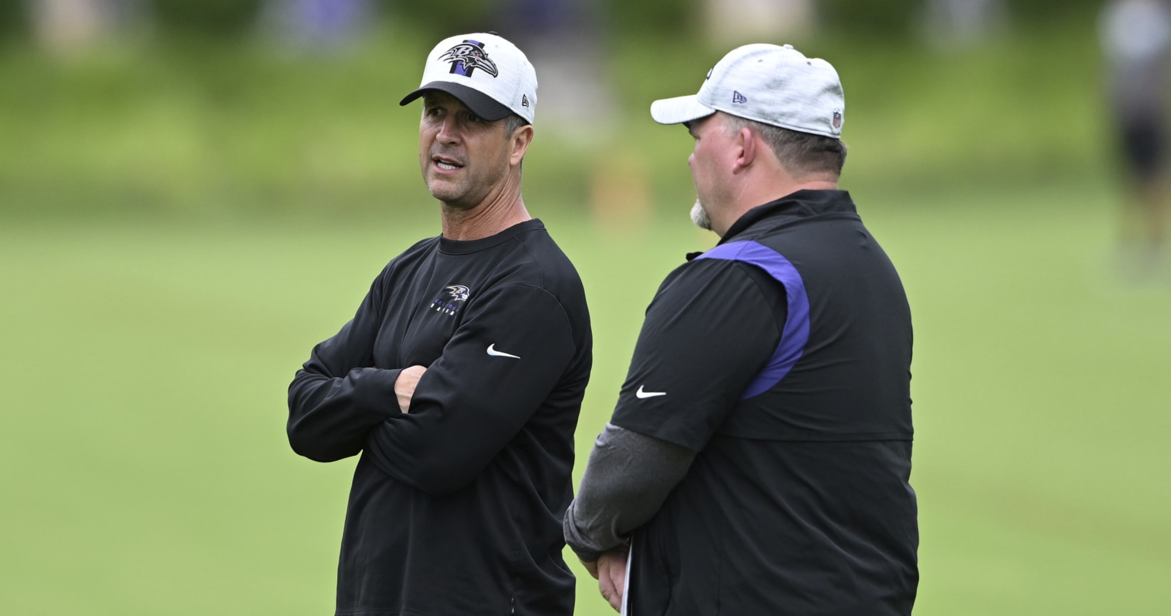 John Harbaugh Shows Support for Greg Roman as Fans Call for Ravens OC to Be Fire..