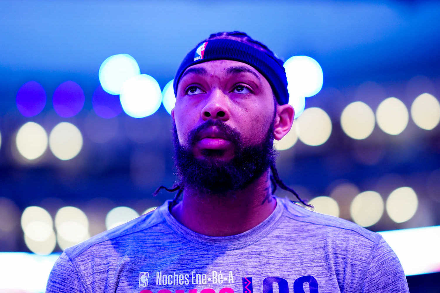 TORONTO, CANADA - MARCH 5: Brandon Ingram #14 of the New Orleans Pelicans looks on during the National Anthem on March 5, 2024 at the Scotiabank Arena in Toronto, Ontario, Canada. NOTE TO USER: User expressly acknowledges and agrees that, by downloading and or using this Photograph, user is consenting to the terms and conditions of the Getty Images License Agreement. Mandatory Copyright Notice: Copyright 2024 NBAE (Photo by Mark Blinch/NBAE via Getty Images)