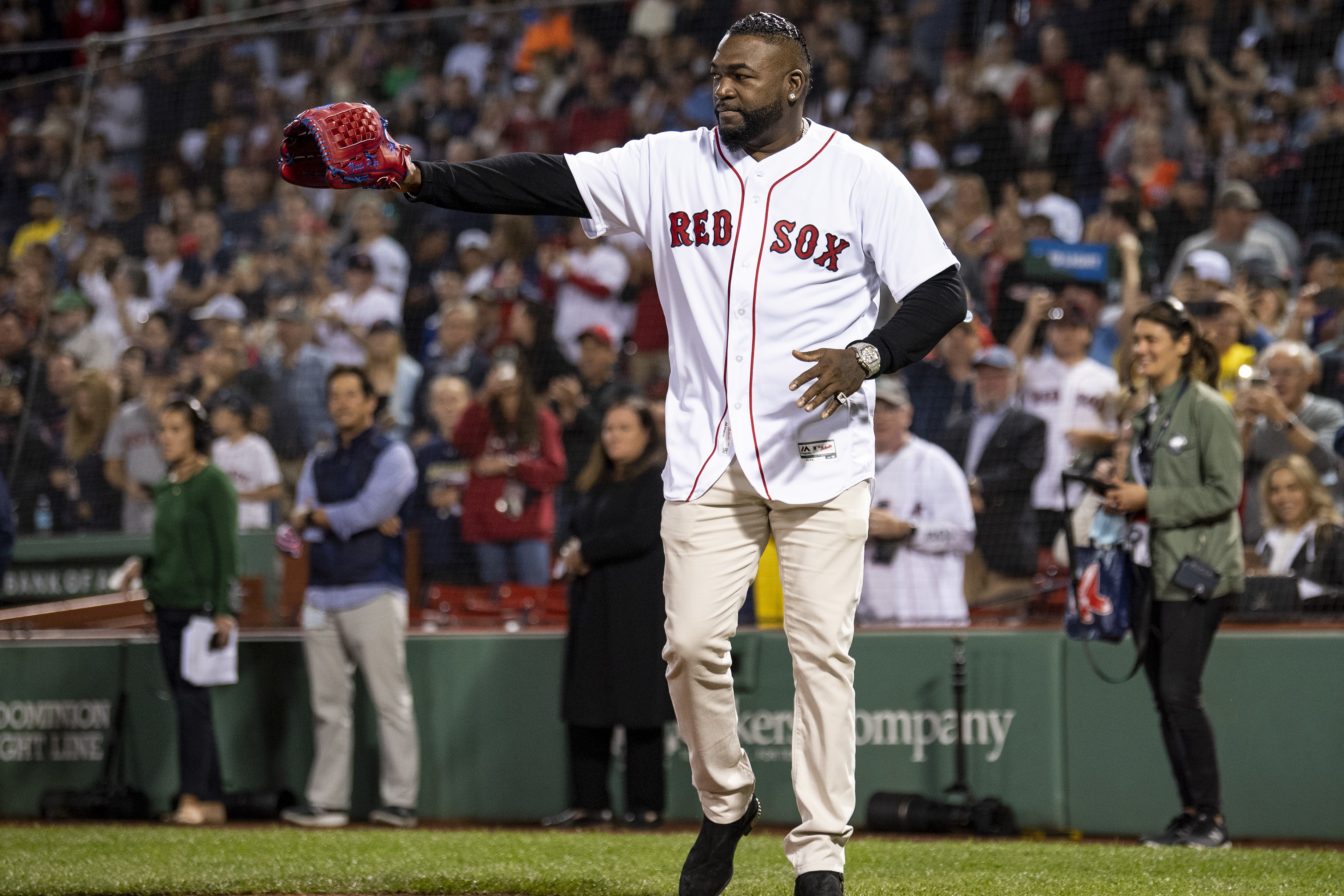 Mens Majestic Boston Red Sox ROGER CLEMENS Baseball Jersey GRAY
