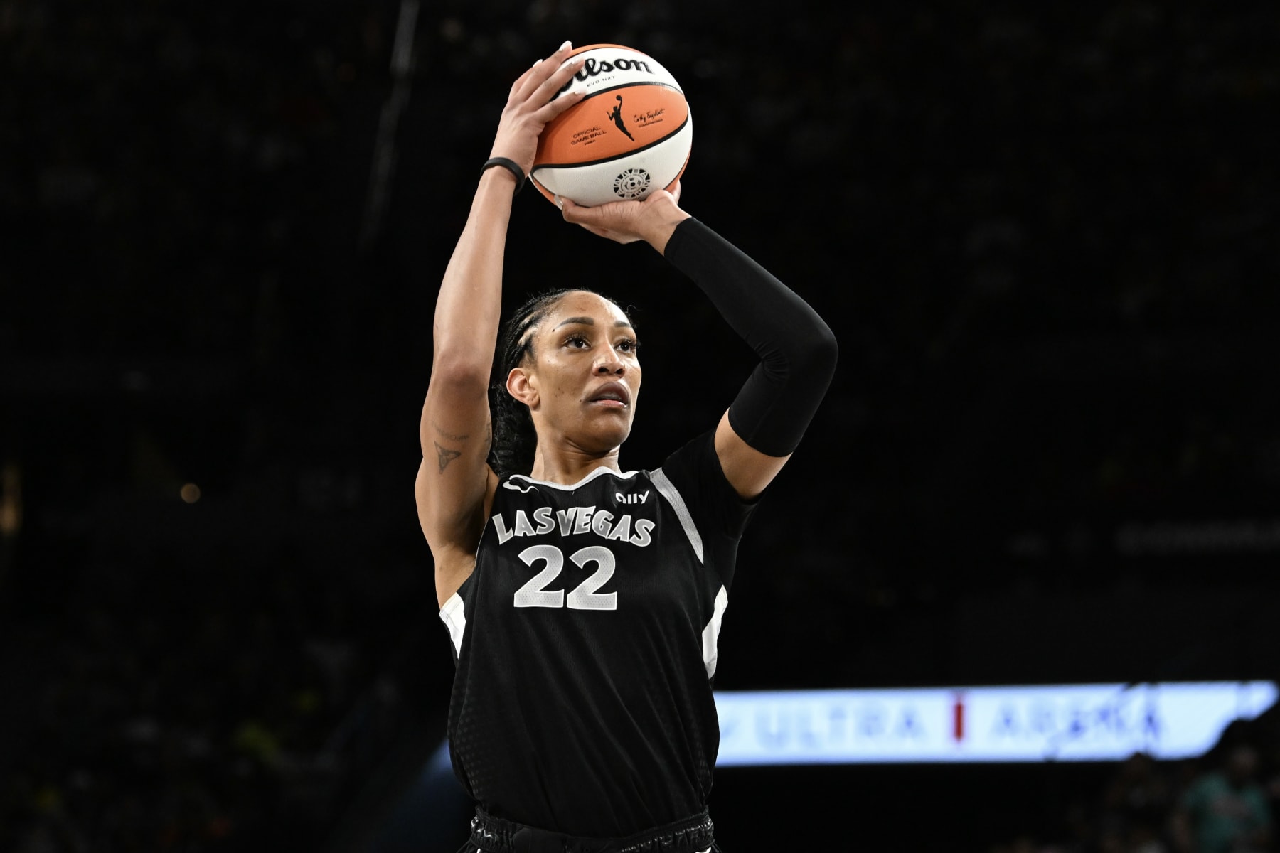 A'ja Wilson in the rebel edition