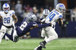 Lions' Amon-Ra St. Brown, Cowboys' Jourdan Lewis Exchange Barbs amid Apparent Beef