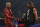 সিনসিনাটি, ওহ - এপ্রিল 26: কোডি রোডস এবং এজে স্টাইল 26 এপ্রিল, 2024-এ সিনসিনাটি, ওহিওতে হেরিটেজ ব্যাংক সেন্টারে হাত মেলাচ্ছেন৷  (WWE/Getty Images এর ছবি)