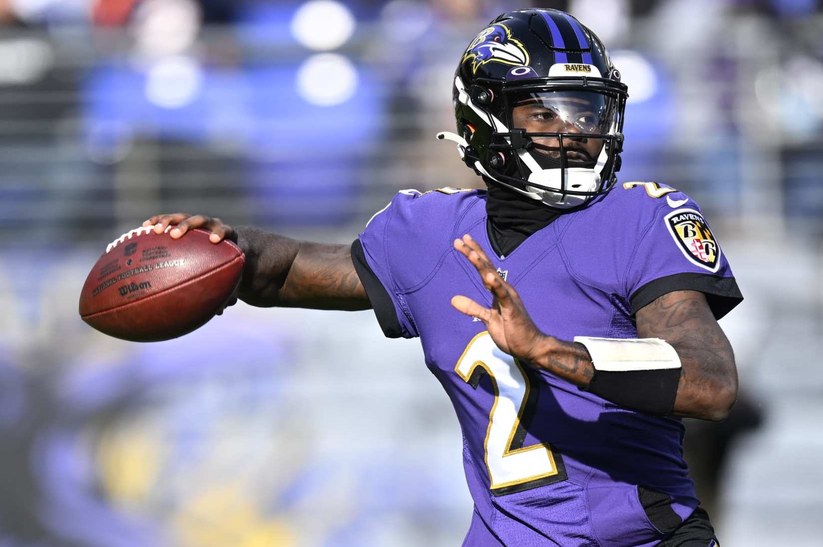 Ravens QB Tyler Huntley says he's 'got a good chance' to play vs